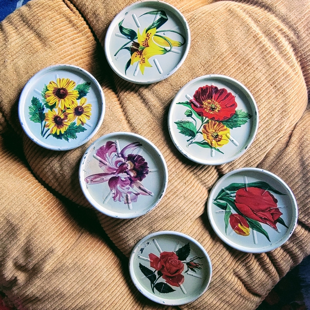 Vintage Floral Coasters
